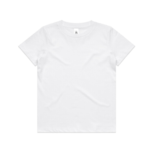 Front View of AS Colour YOUTH STAPLE TEE