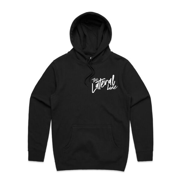 White Logo Split Fish Hoodie Thumbnail