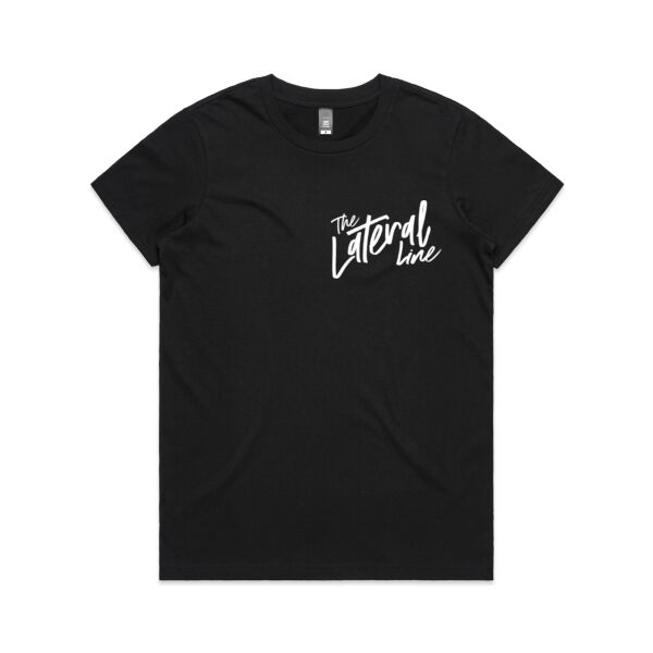 White Logo Split Fish Tee Thumbnail