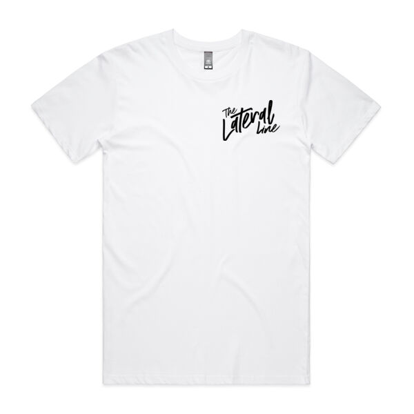 Black Logo Split Fish Tee Thumbnail