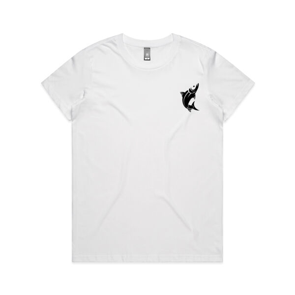 Black Logo Split Tee  Thumbnail