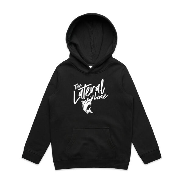White Logo Front Hoodie Thumbnail