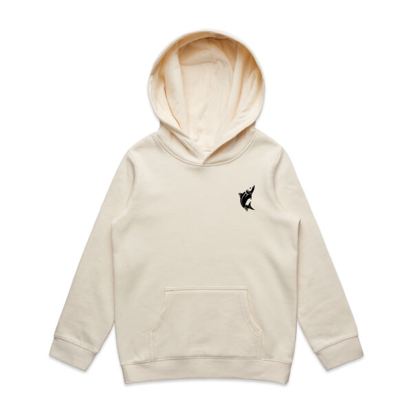Black Logo Split Hoodie Thumbnail