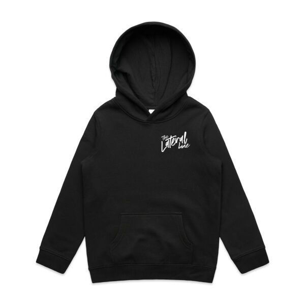 White Logo Fish Split Hoodie Thumbnail