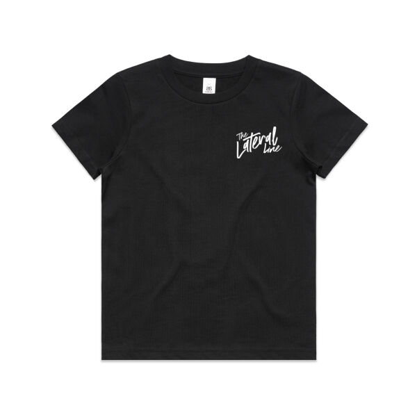 White Logo Split Fish Tee Thumbnail