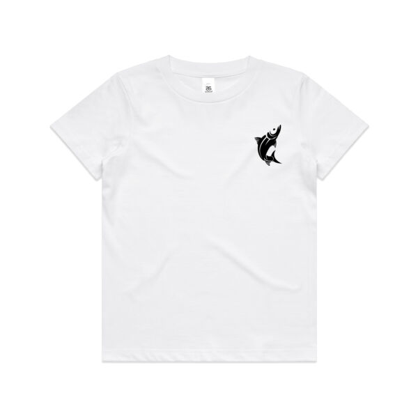 Black Logo Split Tee Thumbnail