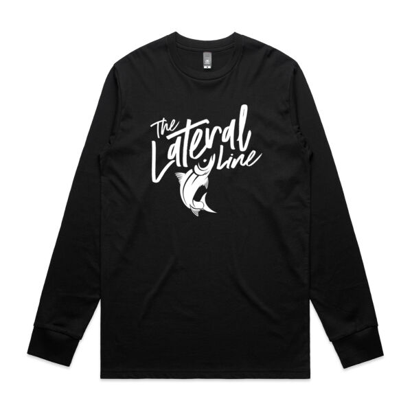 White Logo Front Long-Sleeved Tee  Thumbnail