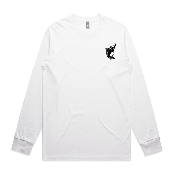 Black Logo Split Long-Sleeved Tee  Thumbnail
