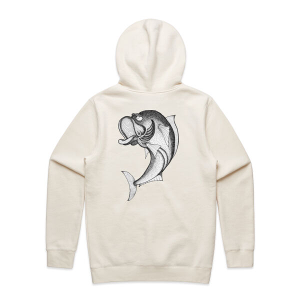Grumpy Kingfish - Black Logo Split Hoodie Thumbnail
