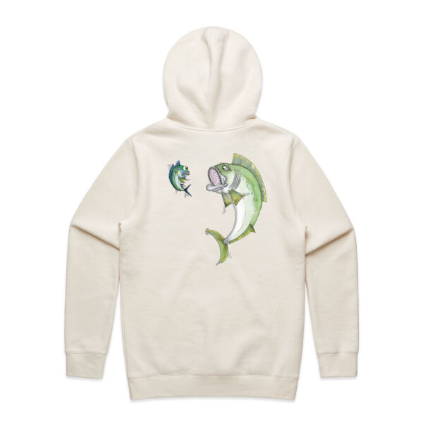 Cartoon Kingfish - Black Logo Split Hoodie Thumbnail