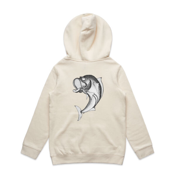 Grumpy Kingfish - Black Logo Split Hoodie Thumbnail