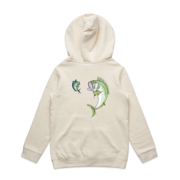 Cartoon Kingfish - Black Logo Split Hoodie Thumbnail