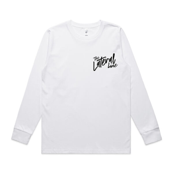 Black Logo Split Fish Long-Sleeved Tee Thumbnail