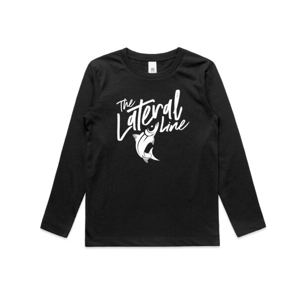 White Logo Front Long-Sleeved Tee  Thumbnail