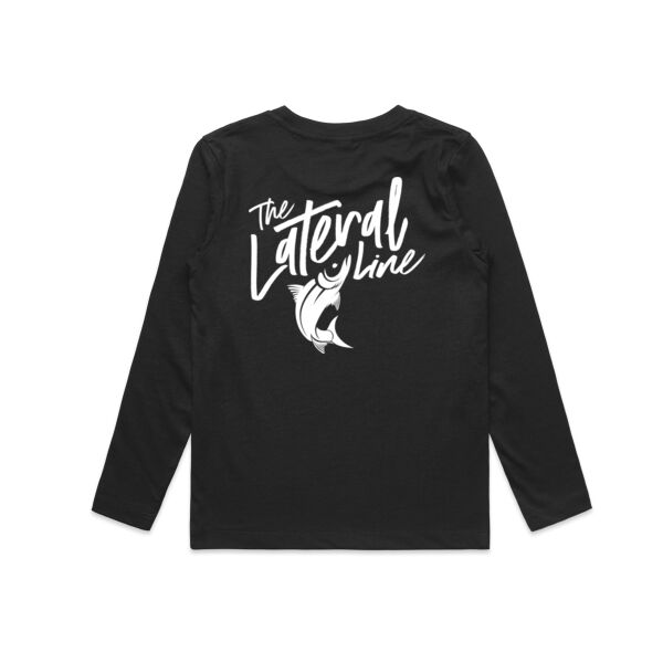 White Logo Back Long-Sleeved Tee  Thumbnail