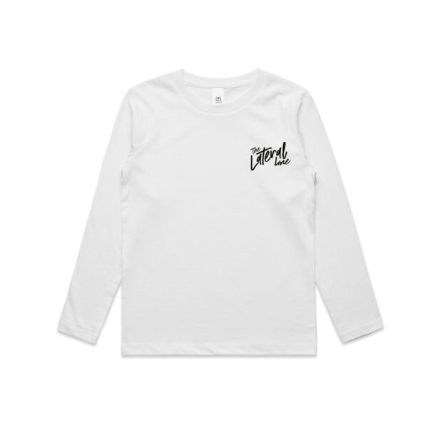 Black Logo Split Fish Long-Sleeved Tee  Thumbnail