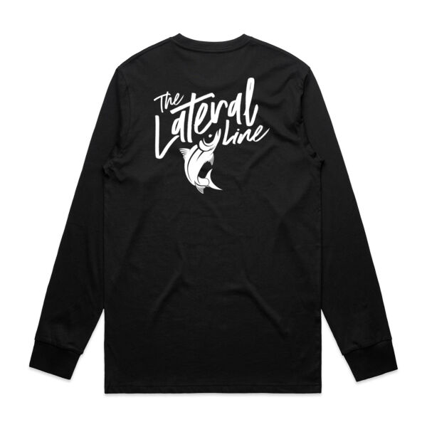 White Logo Back Long-Sleeved Tee  Thumbnail