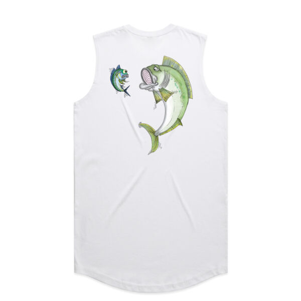 *NEW* Cartoon Kingfish - Black Logo Split Tank Thumbnail