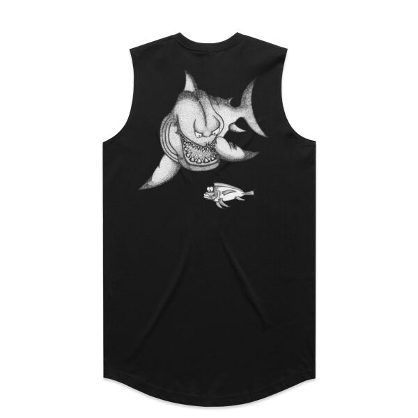 *NEW* Grumpy Shark - White Logo Split Tank Thumbnail