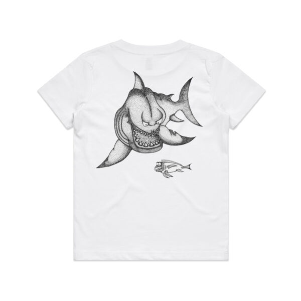 *NEW* Grumpy Shark - Black Logo Split Tee Thumbnail