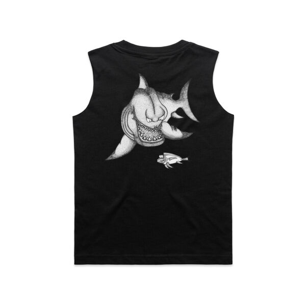 *NEW* Grumpy Shark - White Logo Split Tank Thumbnail