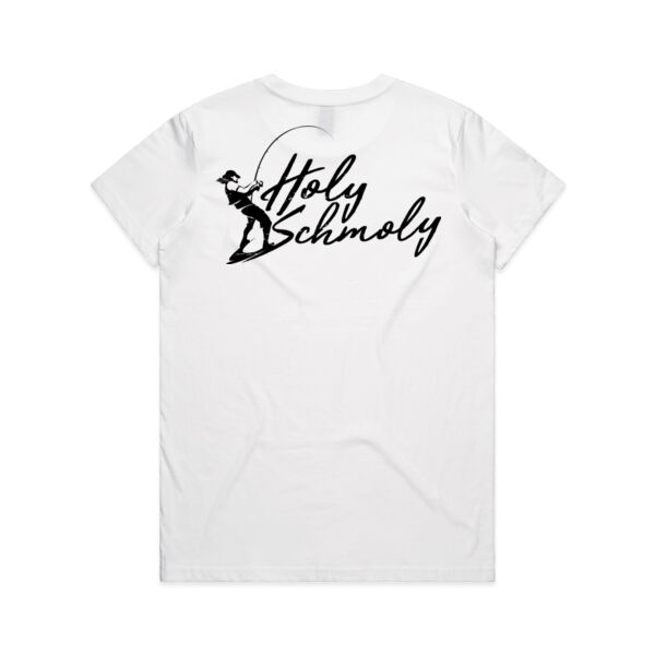 *NEW* Holy Schmoly - Black Logo Split Tee Thumbnail