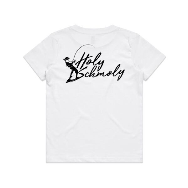 *NEW* Holy Schmoly - Black Logo Split Tee Thumbnail