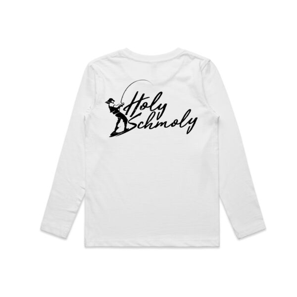 *NEW* Holy Schmoly - Black Logo Split Long-Sleeved Tee  Thumbnail